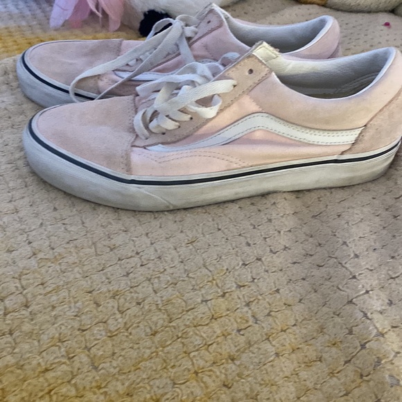 9 1/2 pink and white vans - Picture 2 of 4